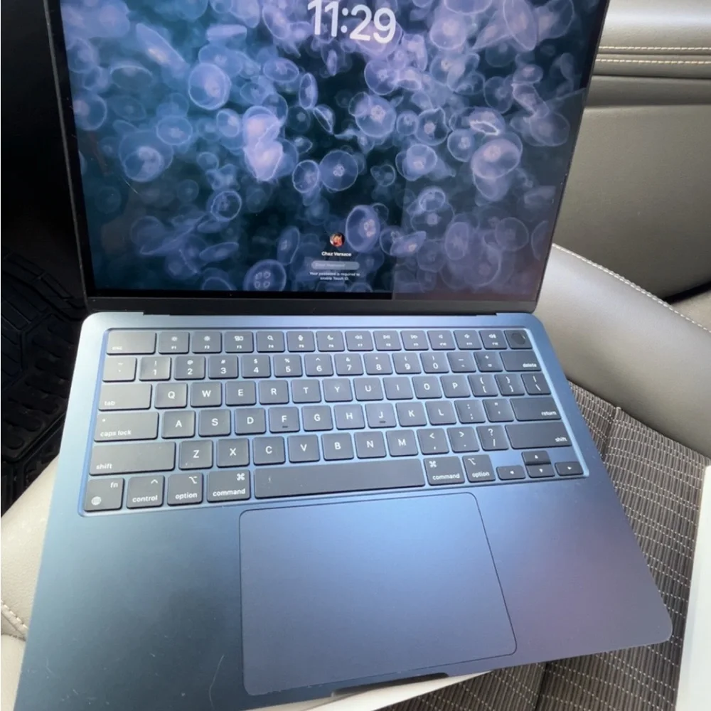 Apple MacBook Air MK 2 midnight black color comes with box and charger